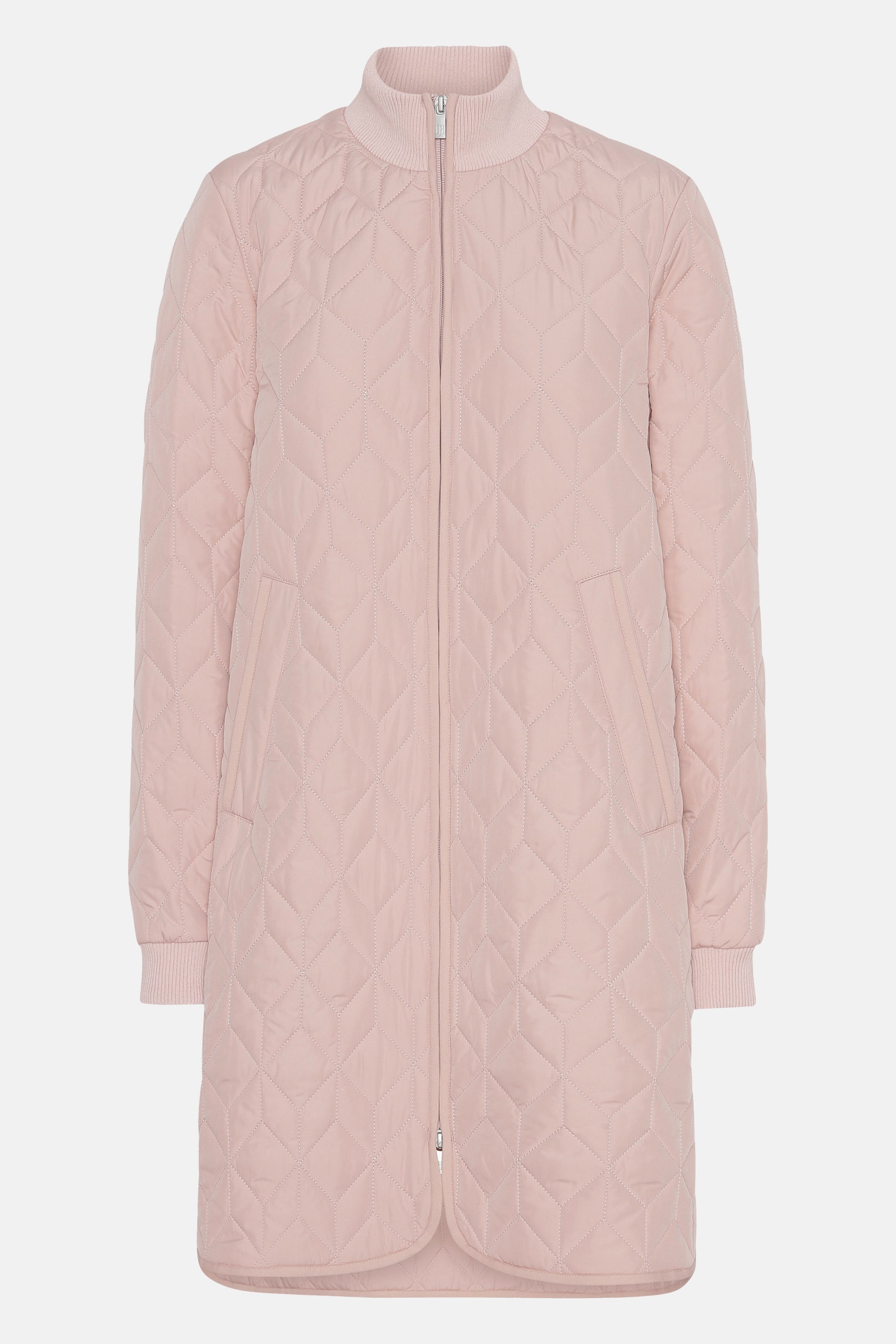 Gewatteerde jas ART06 - 301 Pale Pink | Pale Pink | Coat | Ilse Jacobsen