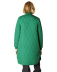 Gewatteerde Jas ART06 - 439 Sea Plant | Sea Plant | Coat | Ilse Jacobsen