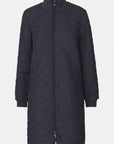 Gewatteerde jas ART06 - 660 Dark Indigo | Dark Indigo | Coat | Ilse Jacobsen