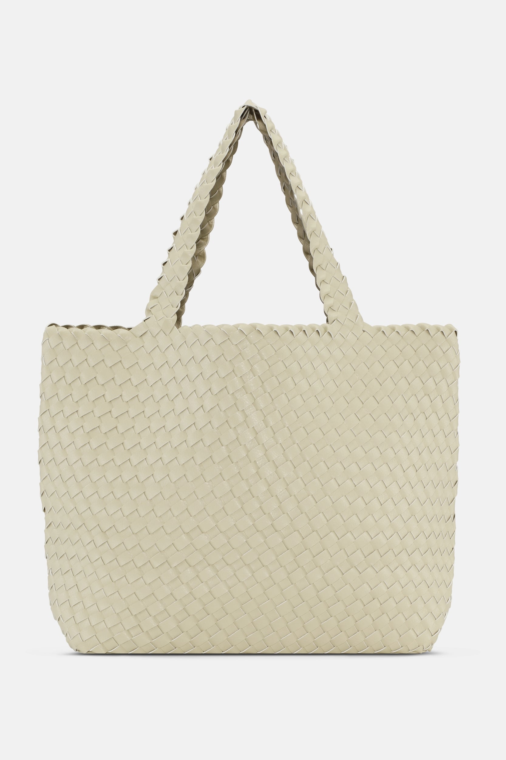 Reversible Tote bag BAG08 M - 101780 Ivory Platin | Ivory Platin | Bag | Ilse Jacobsen