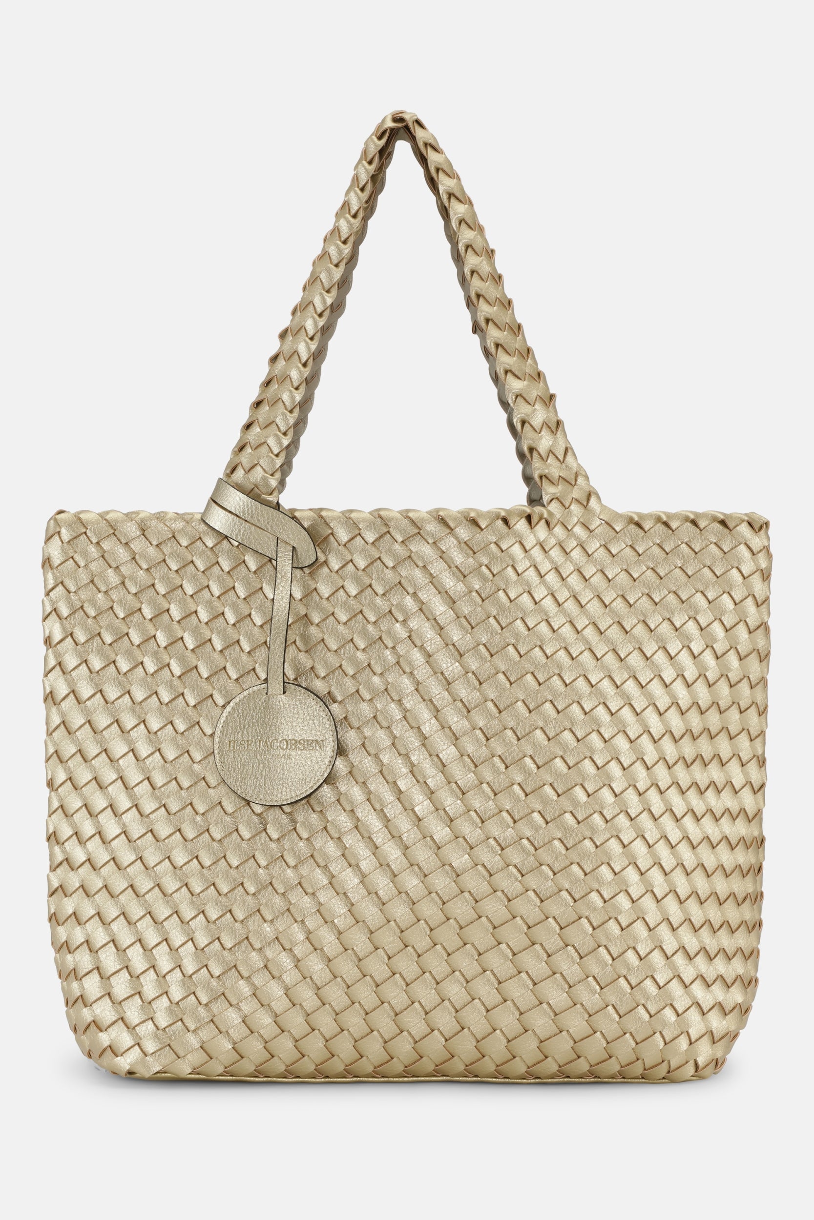 Reversible Tote Bag BAG08 M - 780710 Platin Silver | Platin Silver | Bag | Ilse Jacobsen