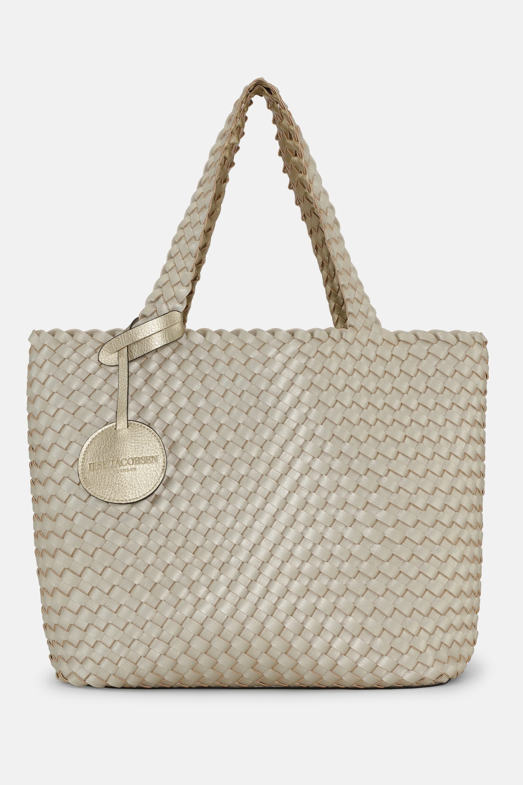 Reversible Tote Bag BAG08 M - 780710 Platin Silver | Platin Silver | Bag | Ilse Jacobsen