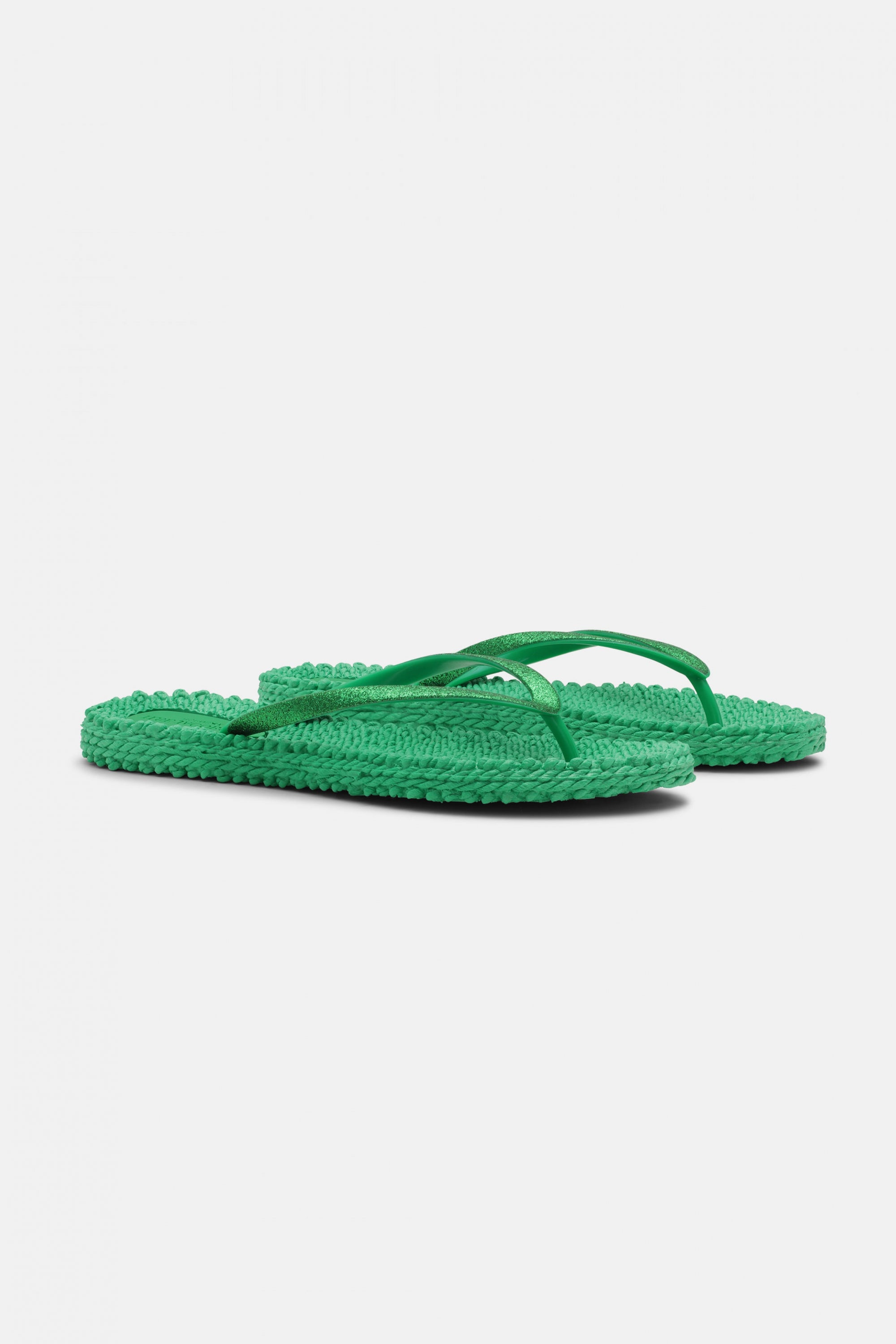 Slippers met glitter CHEERFUL01 - 493 Fern Green | Fern Green | Flip Flop | Ilse Jacobsen