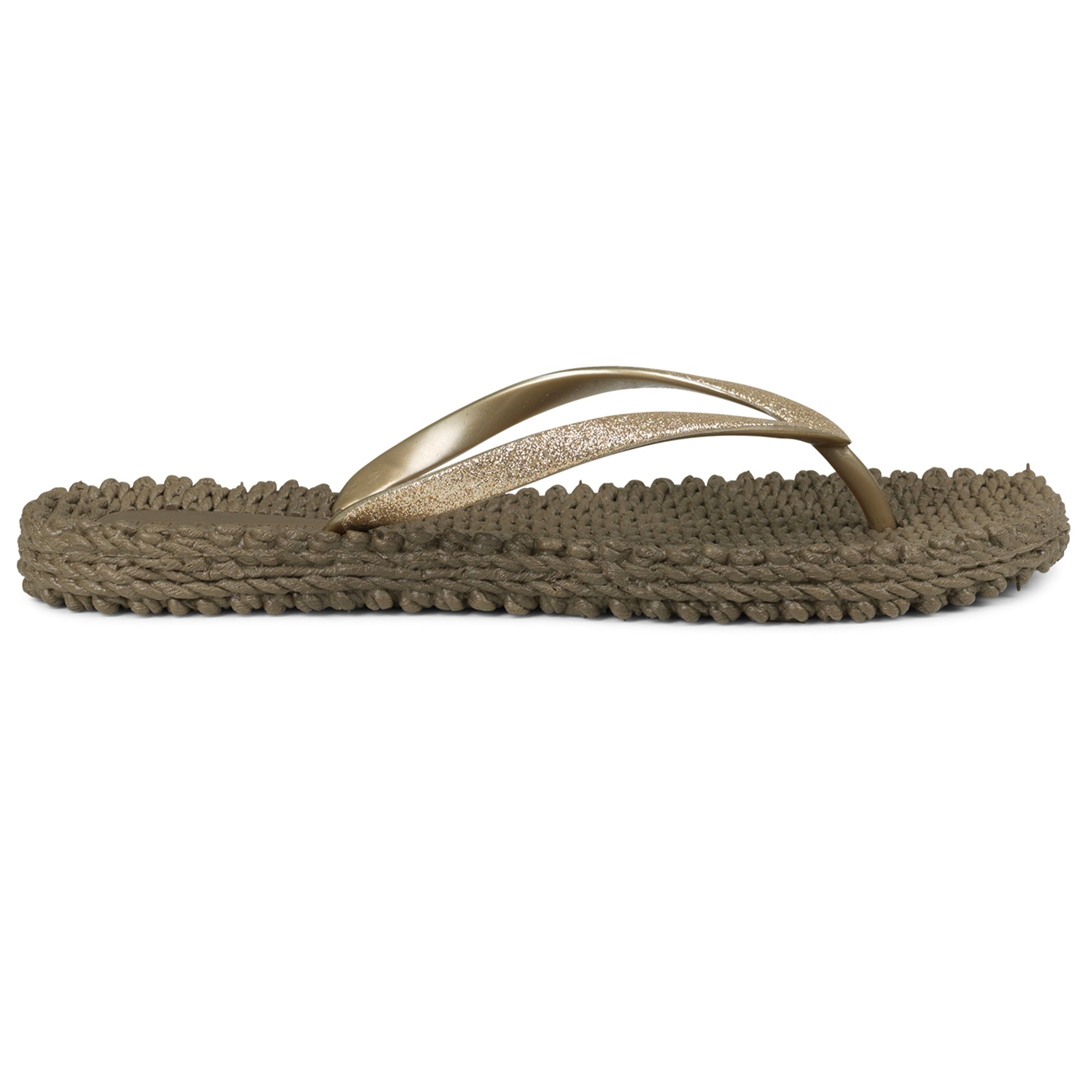 Slippers met glitter CHEERFUL01 - 234 Cub Brown | Cub Brown | Flip Flop | Ilse Jacobsen