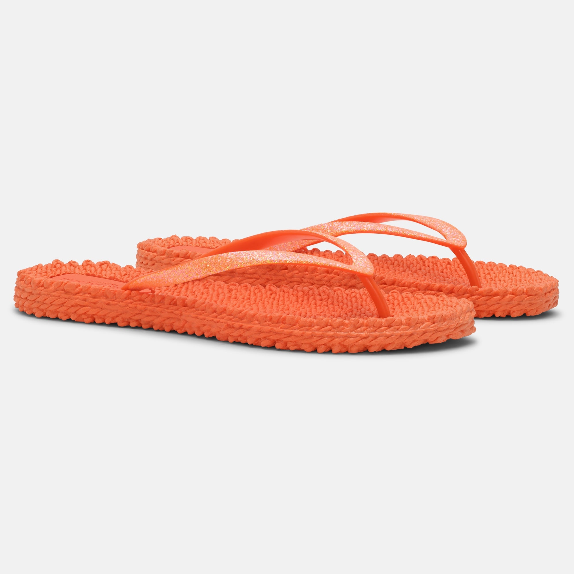 Tongs avec paillettes CHEERFUL01  - 349 Hot Orange | Hot Orange