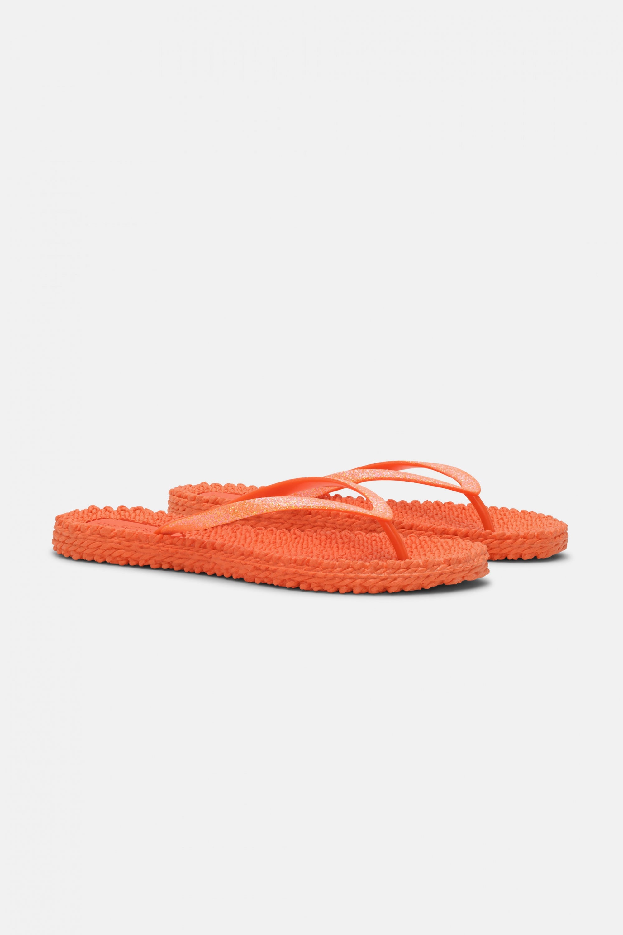 Slippers met glitter CHEERFUL01 - 349 Hot Orange | Hot Orange | Flip Flop | Ilse Jacobsen