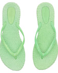 Slippers met glitter CHEERFUL01 - 495 Bright Green | Bright Green | Flip Flop | Ilse Jacobsen