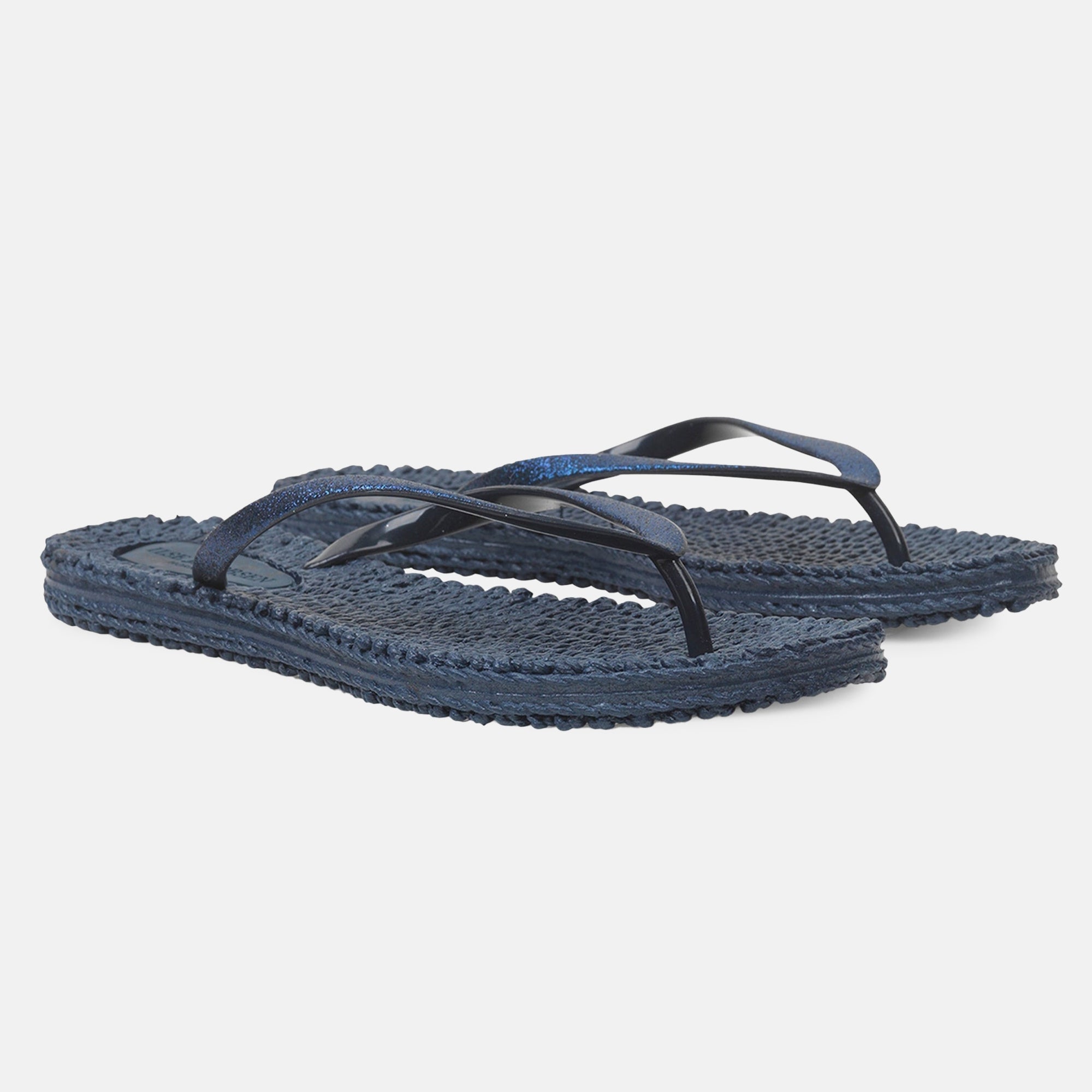 Slippers met glitter CHEERFUL01 - 620 Indigo | Indigo | Flip Flop | Ilse Jacobsen