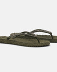 Slippers met glitter CHEERFUL03G - 410 Army | Army | Flip Flop | Ilse Jacobsen