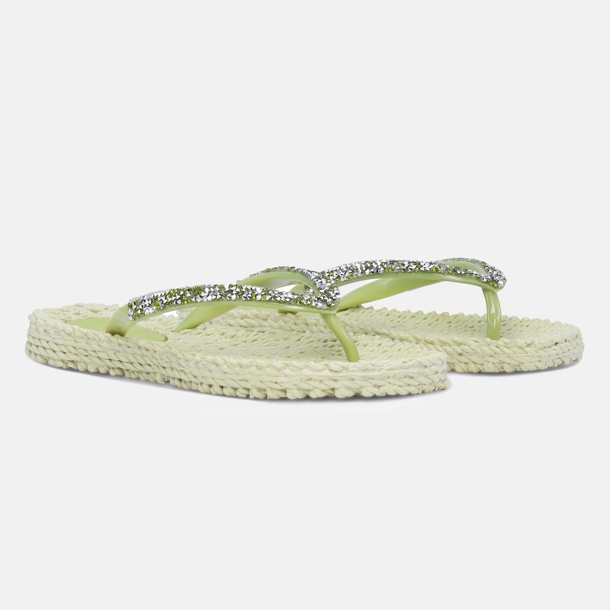 Tongs avec paillettes épaisses CHEERFUL03G  - 445 Moss | Moss