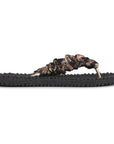 Slippers met stoffen band CHEERFUL05 - 001 Black | Black | Flip Flop | Ilse Jacobsen