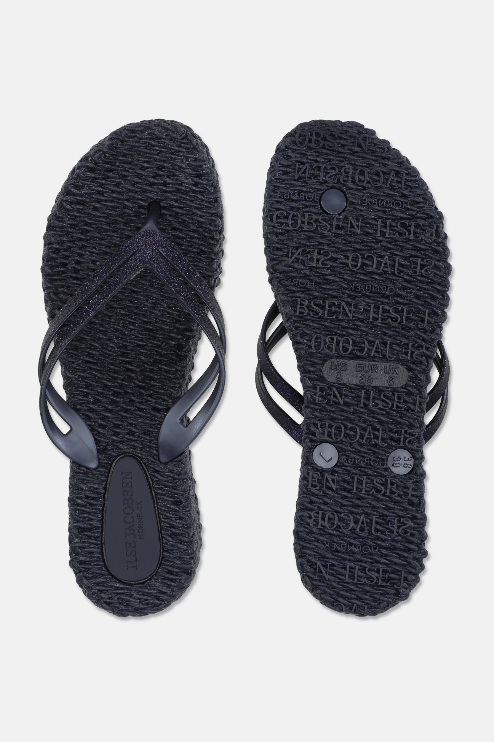 Slippers met lichte plateauzool CHEERFUL13 - 620 Indigo | Indigo | Flip Flop | Ilse Jacobsen