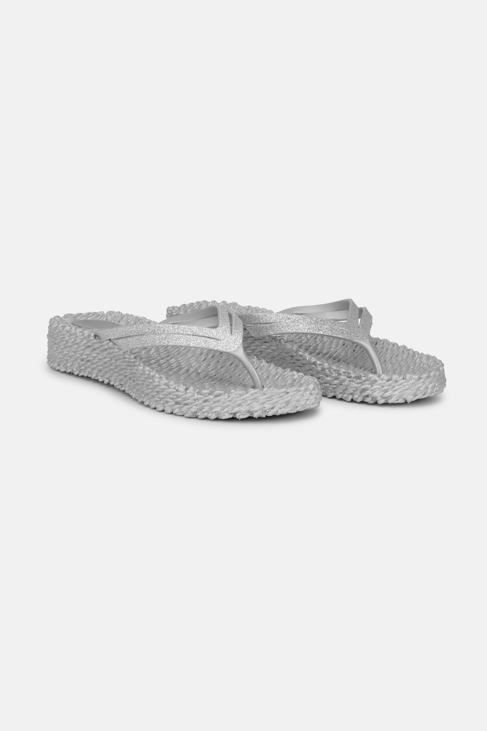 Slippers met lichte plateauzool CHEERFUL13 - 710 Silver | Silver | Flip Flop | Ilse Jacobsen