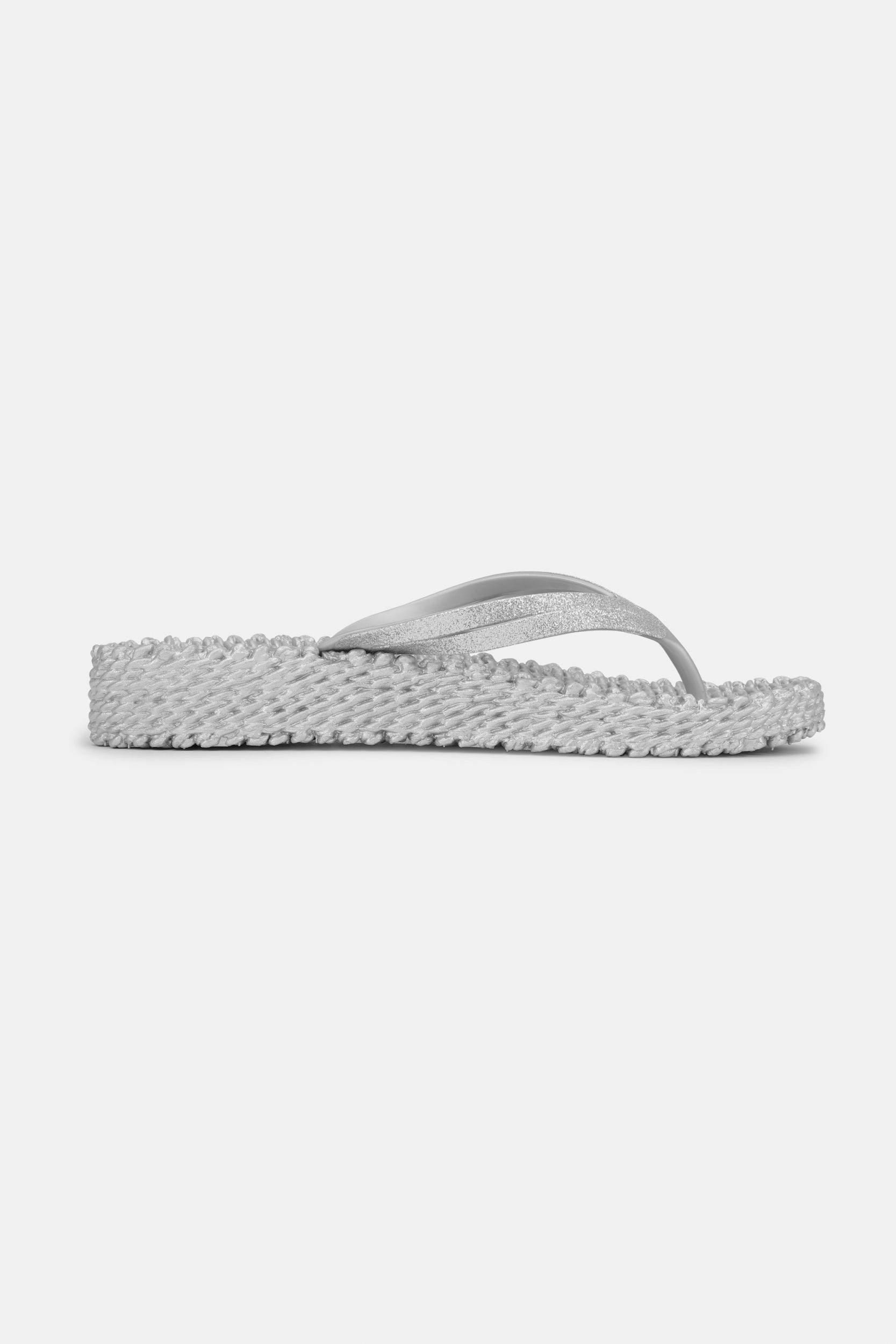 Slippers met lichte plateauzool CHEERFUL13 - 710 Silver | Silver | Flip Flop | Ilse Jacobsen