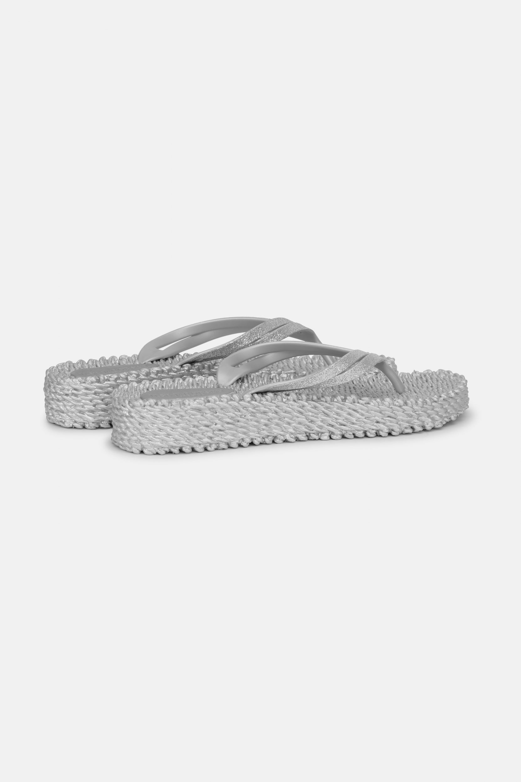 Slippers met lichte plateauzool CHEERFUL13 - 710 Silver | Silver | Flip Flop | Ilse Jacobsen