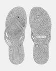 Slippers met lichte plateauzool CHEERFUL13 - 710 Silver | Silver | Flip Flop | Ilse Jacobsen