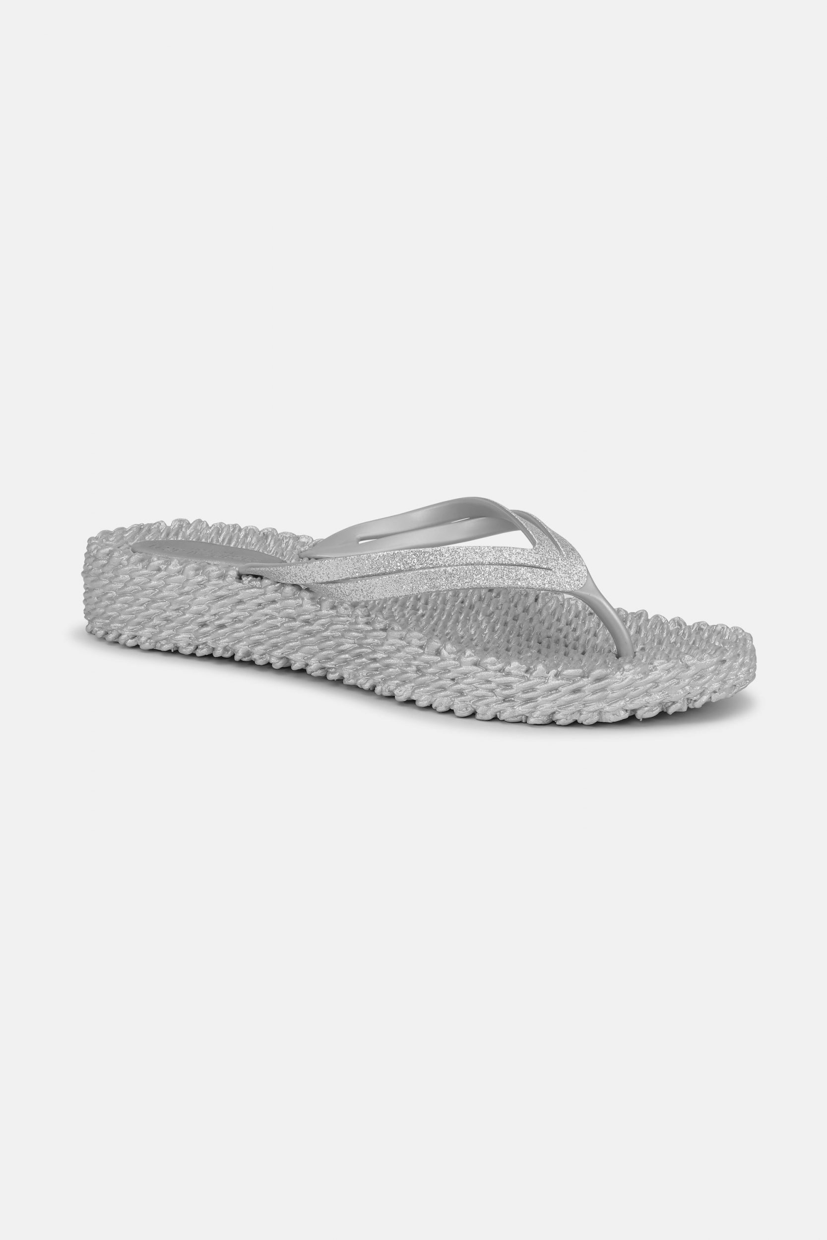 Slippers met lichte plateauzool CHEERFUL13 - 710 Silver | Silver | Flip Flop | Ilse Jacobsen