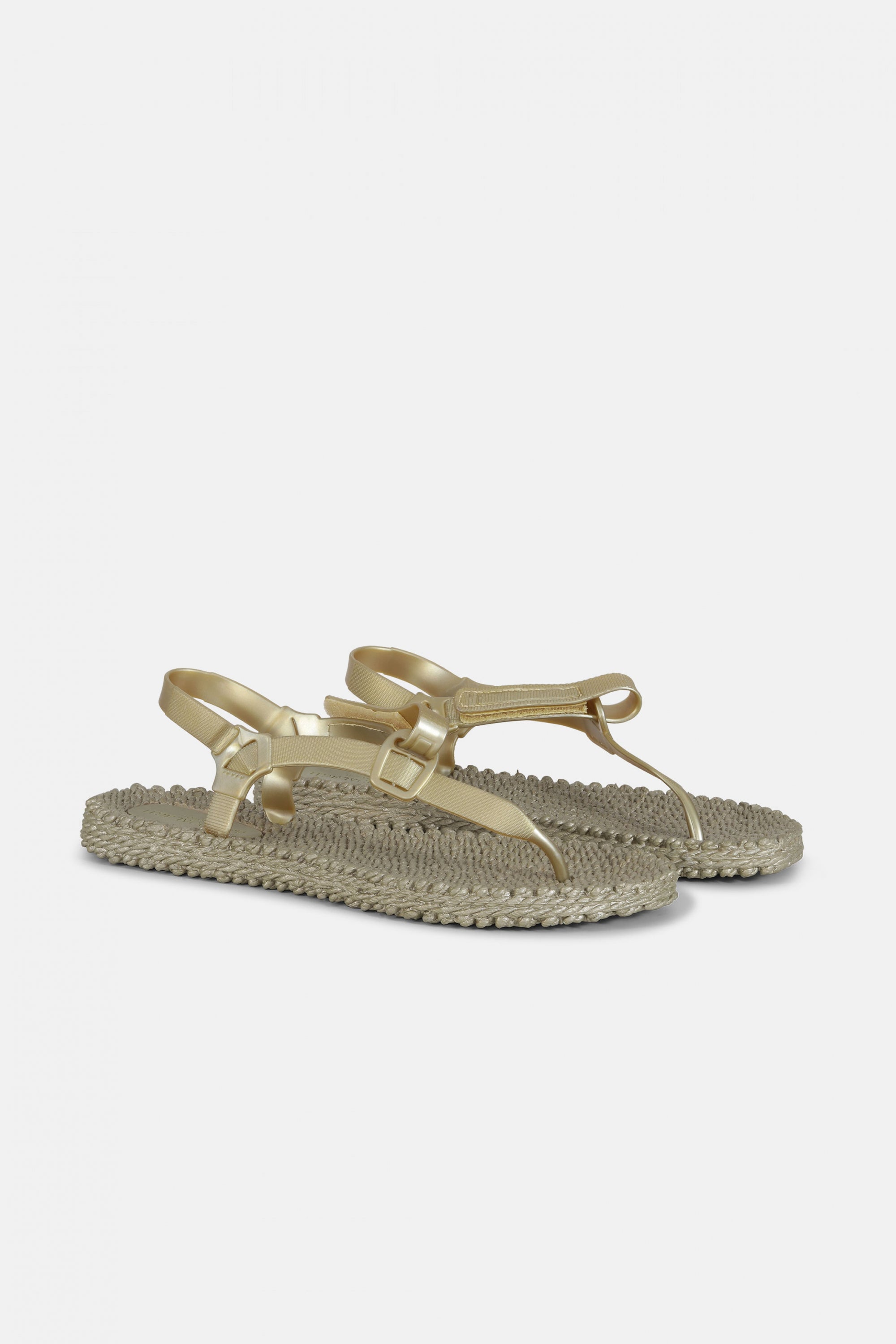 Slippers met verstelbare enkelband CHEERFUL14 - 780 Platin | Platin | Flip Flop | Ilse Jacobsen