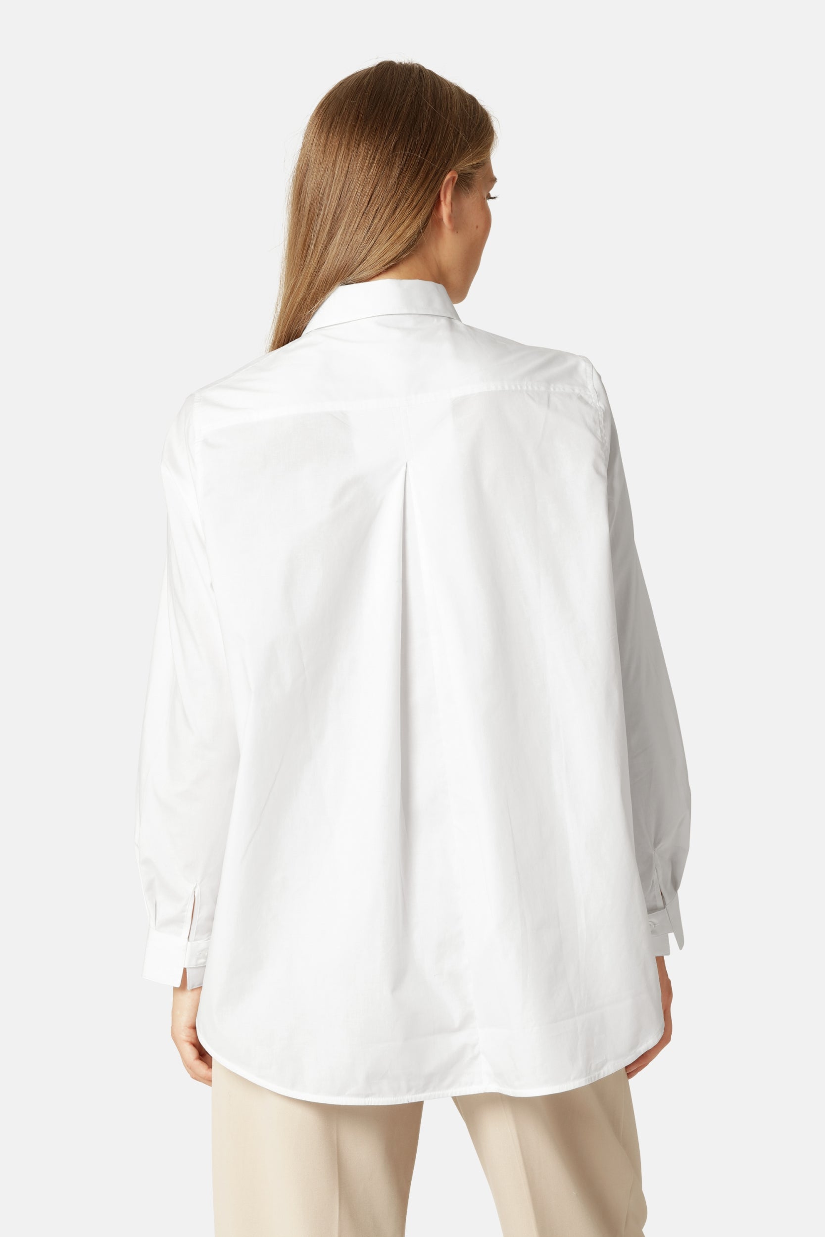 Klassiek Flowy Lange Mouwen Blouse CRISSAPA03 - 100 White | White | Shirt | Ilse Jacobsen