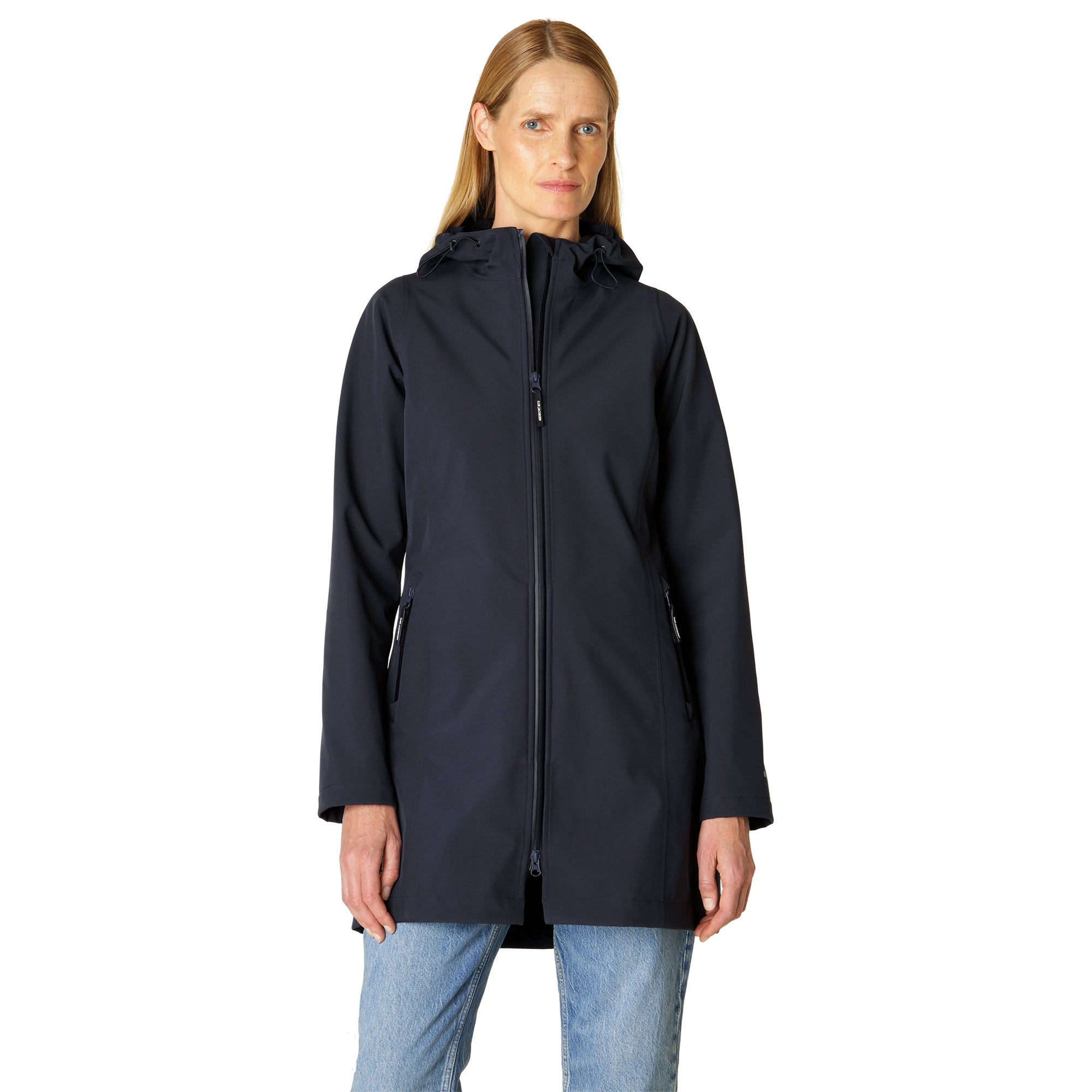 Softshell Regenjas DAYBREAK01 - 660 Dark Indigo | Dark Indigo | Raincoat | Ilse Jacobsen