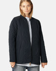 Kort Gewatteerd Jack met Ribboord DUNE02 - 660 Dark Indigo | Dark Indigo | Jacket | Ilse Jacobsen