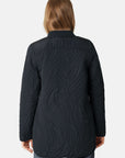 Kort Gewatteerd Jack met Ribboord DUNE02 - 660 Dark Indigo | Dark Indigo | Jacket | Ilse Jacobsen