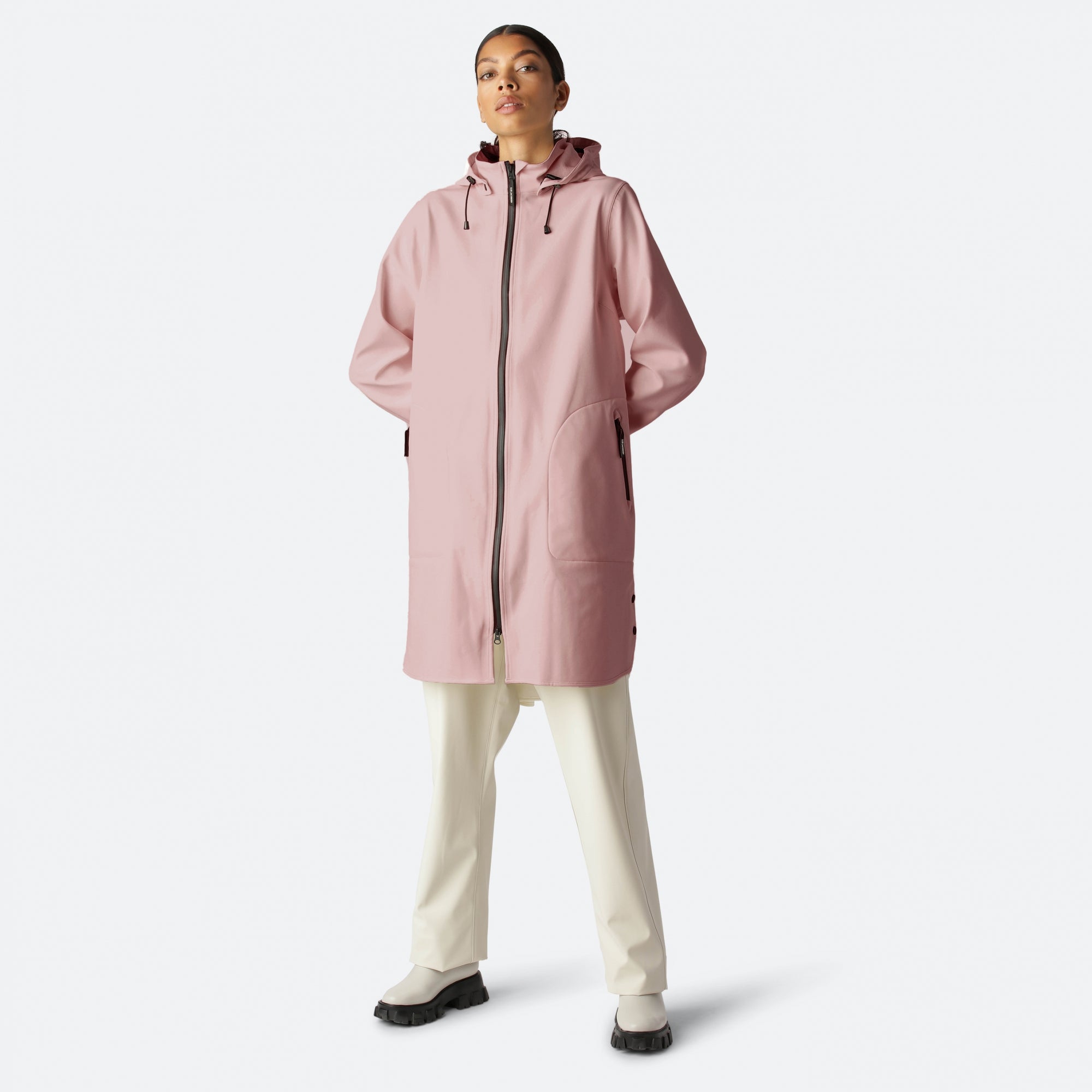 Softshell Regenjas RAIN128 - 378 Adobe Rose | Adobe Rose | Raincoat | Ilse Jacobsen