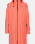 Softshell regenjas RAIN128 - 391 Spiced Coral | Spiced Coral | Raincoat | Ilse Jacobsen