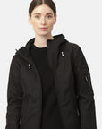 Softshell regenjas RAIN37 - 001 Black | Black | Raincoat | Ilse Jacobsen