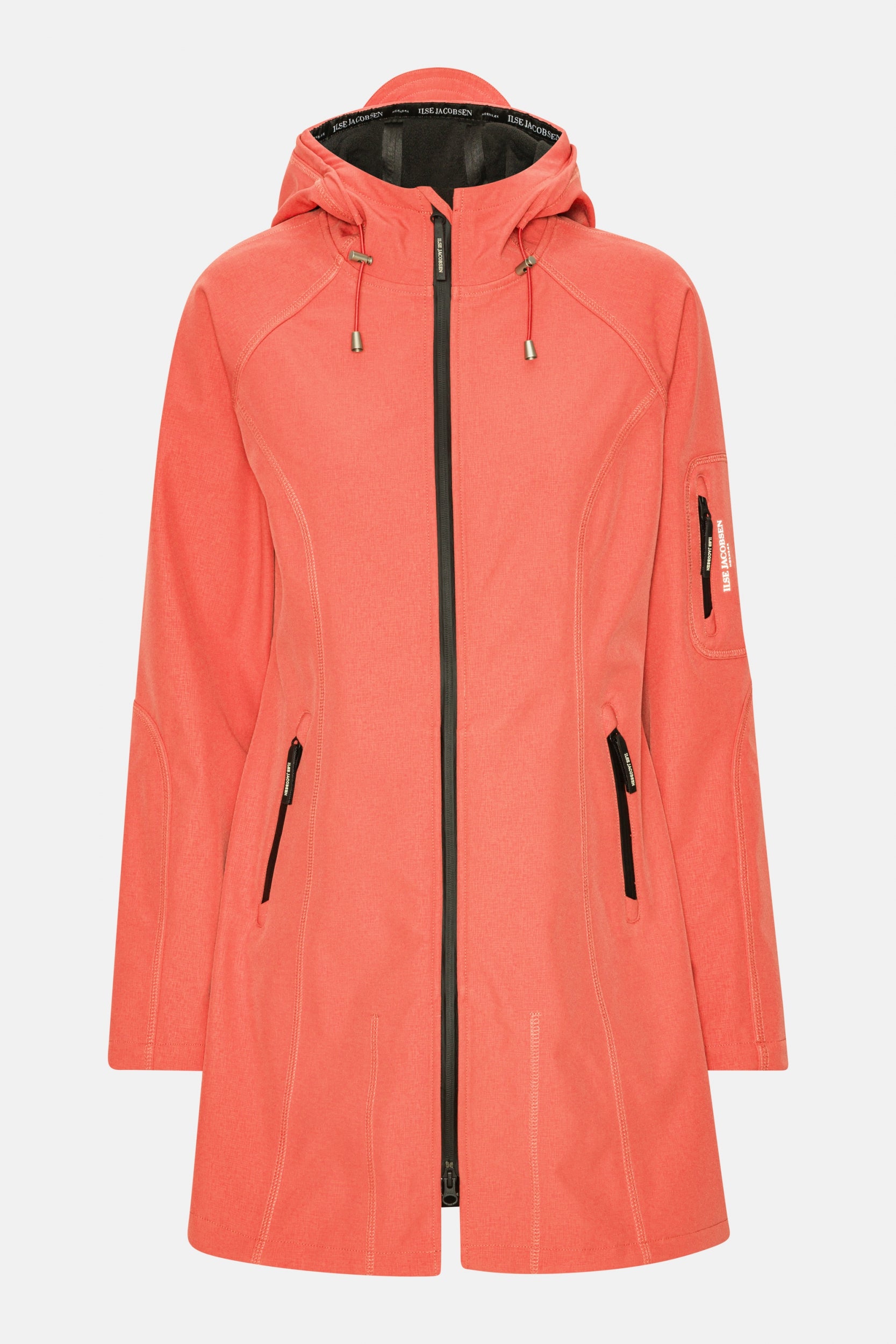 Softshell regenjas RAIN37 - 391 Spiced Coral | Spiced Coral | Raincoat | Ilse Jacobsen