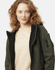 Softshell regenjas RAIN37 - 410 Army | Army | Raincoat | Ilse Jacobsen