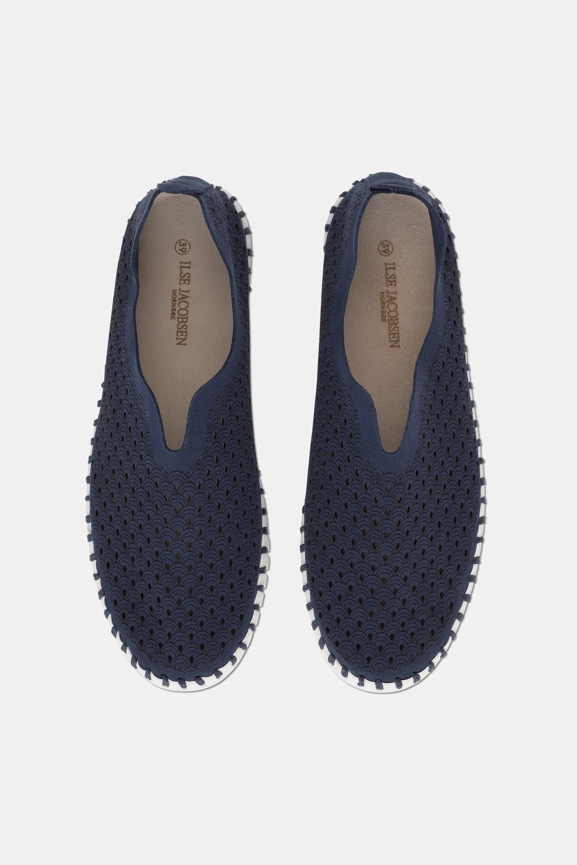 Instappers Tulip139 witte zool - 660 Dark Indigo | Dark Indigo | Shoes | Ilse Jacobsen