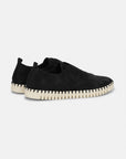 Instappers Heren TULIP144MEN - 001111 Black Pearled Ivory | Black Pearled Ivory | Shoes | Ilse Jacobsen
