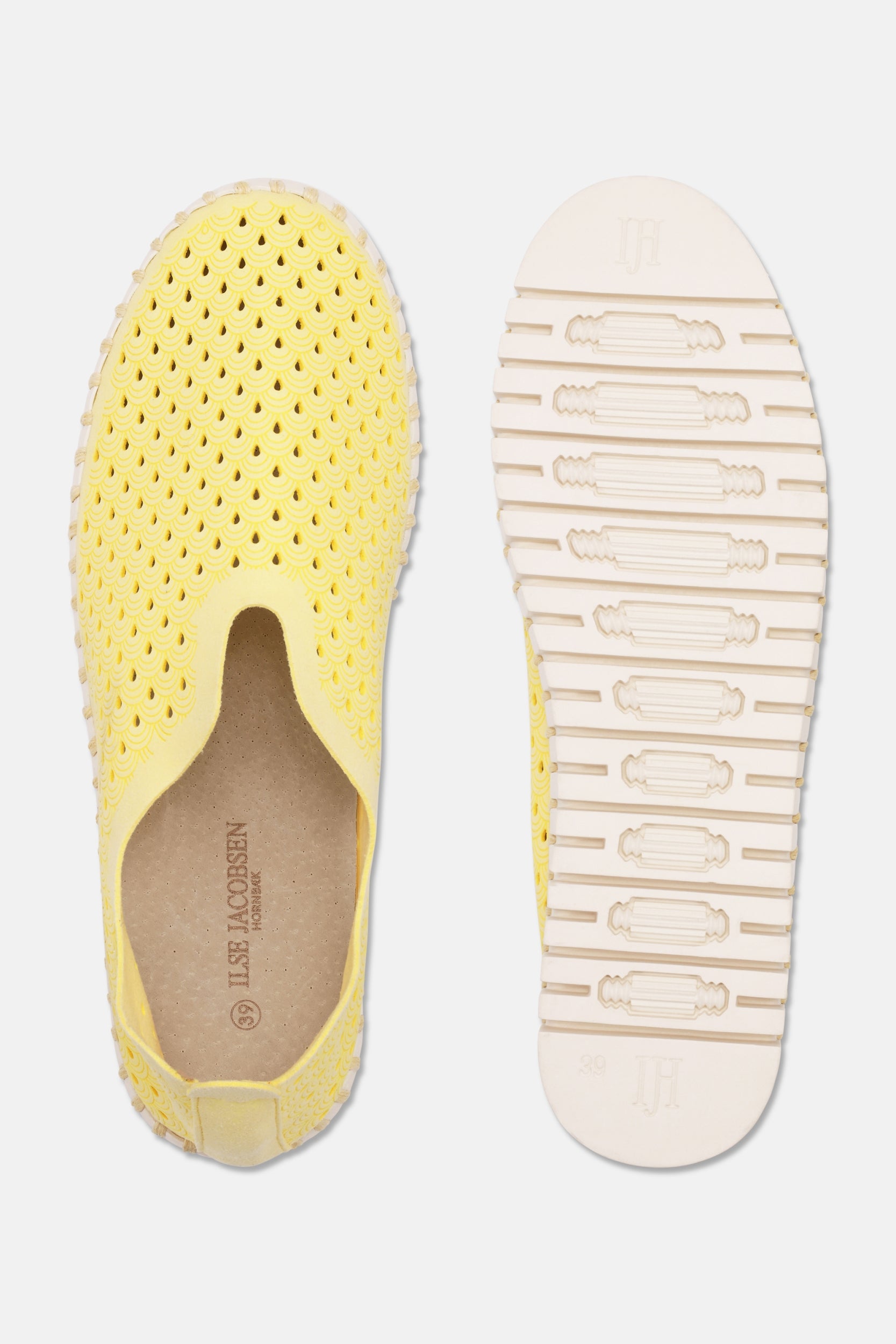 Instappers TULIP3275 beige zool - 806 Lemon Drop | Lemon Drop | Shoes | Ilse Jacobsen