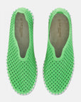 Instappers Platform TULIP3373W witte zool - 495 Bright Green | Bright Green | Shoes | Ilse Jacobsen