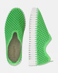 Instappers Platform TULIP3373W witte zool - 495 Bright Green | Bright Green | Shoes | Ilse Jacobsen