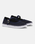 Tulip Ballerina TULIP3476 - 660100 Dark Indigo White | Dark Indigo White | Shoes | Ilse Jacobsen