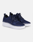 Sneakers TULIP4271 - 660100 Dark Indigo White | Dark Indigo White | Shoes | Ilse Jacobsen