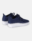 Sneakers TULIP4271 - 660100 Dark Indigo White | Dark Indigo White | Shoes | Ilse Jacobsen