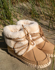 Enkellaarzen TULIP6072 - 110 Latte | Latte | Boots | Ilse Jacobsen