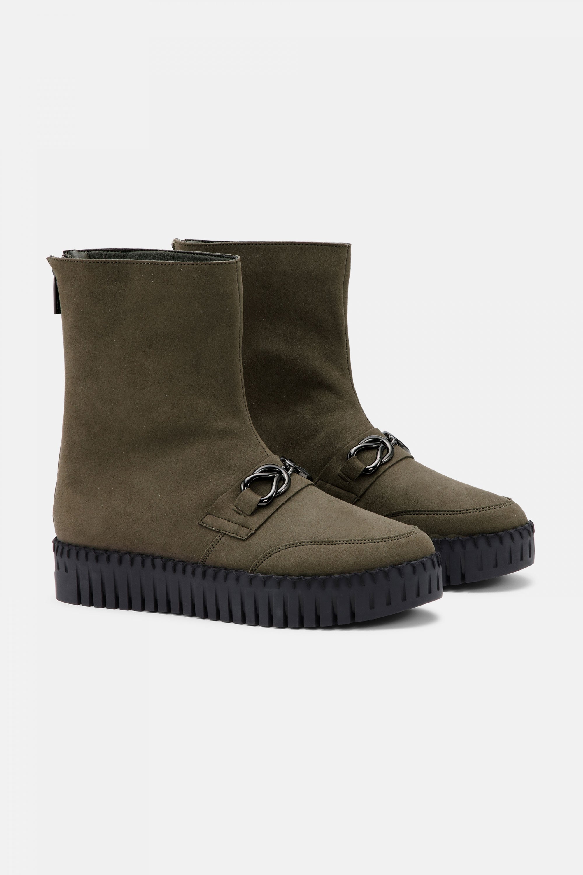 Laarzen TULIP6299 - Deep Olive Black 465001 | Deep Olive Black | Boots | Ilse Jacobsen