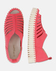 Instapsandalen TULIP9376 beige zool - 309 Viva Magenta | Viva Magenta | Shoes | Ilse Jacobsen